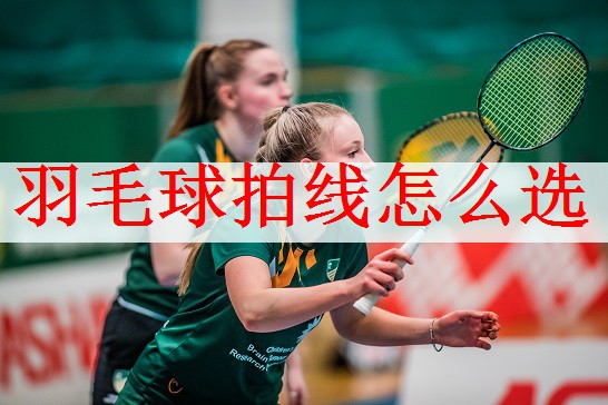 羽毛球拍线怎么选