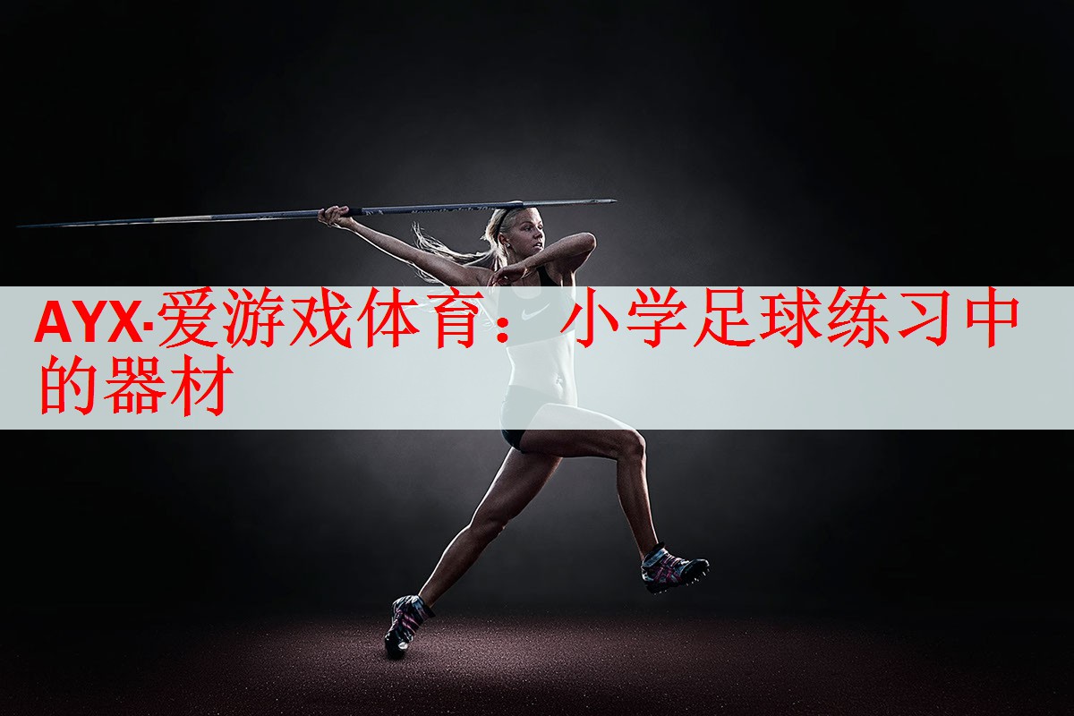小学足球练习中的器材